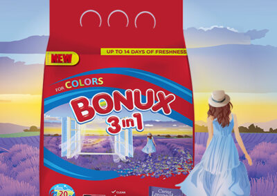 Bonux 3in1 Caring Lavender, прашок