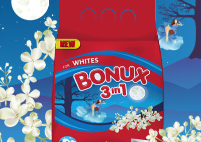 Bonux 3in1 White Lilac, прашок
